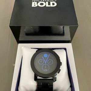 Movado Bold Black TR900 Chronograph Watch 3600101